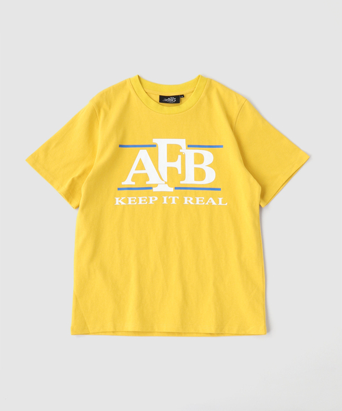 AFB(エーエフビー)の「AFB / エーエフビー CLASSIC LOGO TEE(Tシャツ/カットソー・メンズ・ホワイト/ブラック/イエロー・MEDIUM/LARGE)」の3枚目の写真