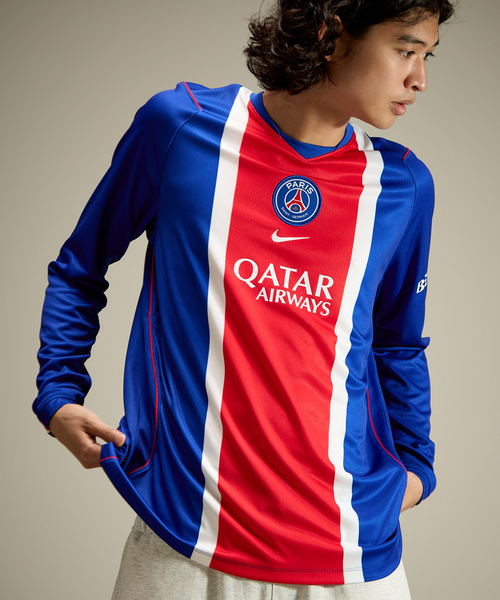 NIKE(ナイキ)の「【NIKE / ナイキ】PSG M NK DF JSY LS STAD HM(Tシャツ/カットソー・メンズ・ネイビー・MEDIUM/LARGE/X-LARGE)」の1枚目の写真