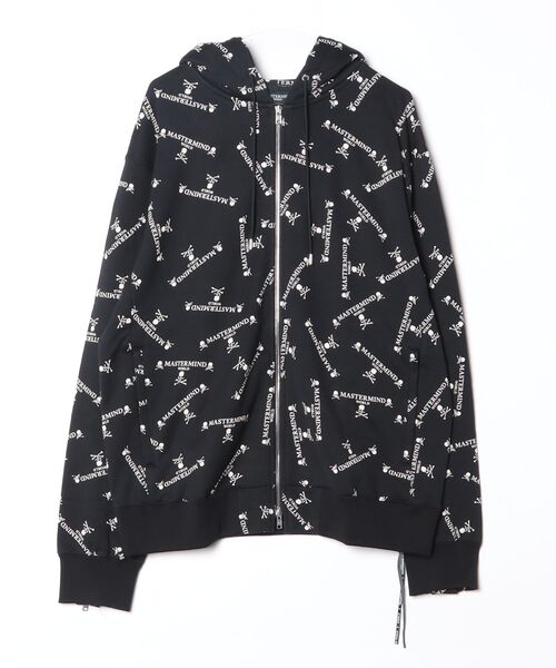 mastermind JAPAN(マスターマインド)の「MMW ZIPPED HOODIE(パーカー・メンズ・ブラック・XL)」の1枚目の写真