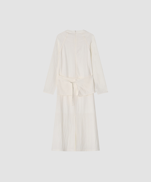 THE LILLE（ザ リル）の「Belted One-Piece_Ivory（ワンピース・レディース・その他・FREE）」の3枚目の写真