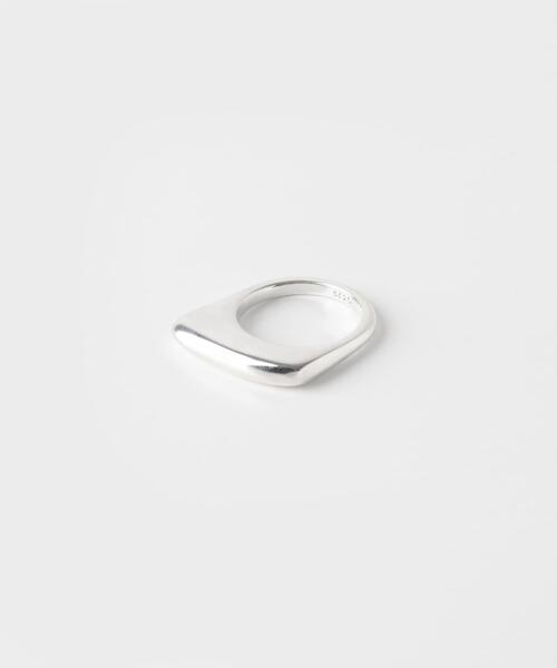 URBAN RESEARCH（アーバンリサーチ）の「decor『デコール』　FLAT RING（リング・レディース・シルバー・12）」の3枚目の写真