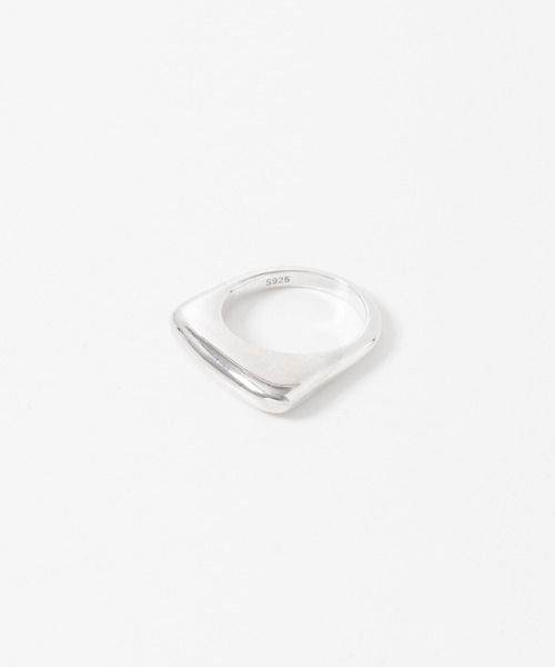 URBAN RESEARCH(アーバンリサーチ)の「decor『デコール』 FLAT RING(リング・レディース・シルバー・12)」の3枚目の写真