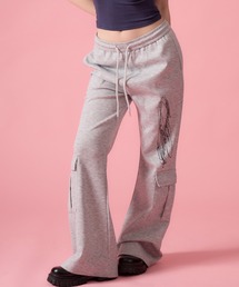 mindseeker girls | Lettering Logo Flare Sweatpants / レタリングロゴフレアスウェットパンツ(スウェットパンツ)