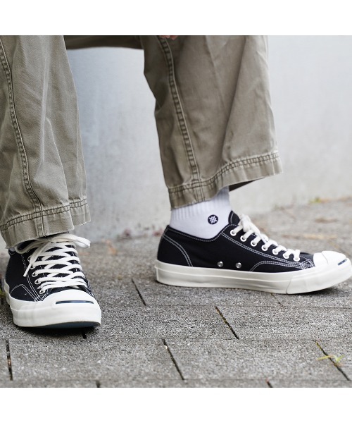 CONVERSE(コンバース)の「CONVERSE JACK PURCELL CL / コンバース ジャックパーセル CL / 33301511(スニーカー・メンズ・ブラック・24cm/24.5cm/25cm/25.5cm/26cm/26.5cm/23.5cm/27cm/27.5cm/28cm/29cm/30cm/23cm)」の9枚目の写真