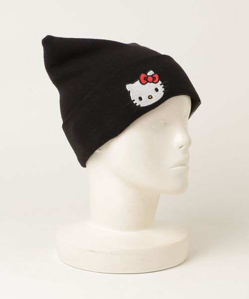 Lafayette（ラファイエット）の「ニューエラ【NEW ERA】- サンリオ ハローキティ ニット帽【SQUARE KNIT KITTY FACE BLACK 14348583】（ニットキャップ/ビーニー・レディース・ブラック・ONE SIZE）」の11枚目の写真
