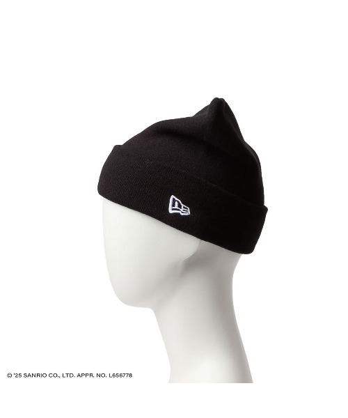 Lafayette（ラファイエット）の「ニューエラ【NEW ERA】- サンリオ ハローキティ ニット帽【SQUARE KNIT KITTY FACE BLACK 14348583】（ニットキャップ/ビーニー・レディース・ブラック・ONE SIZE）」の5枚目の写真