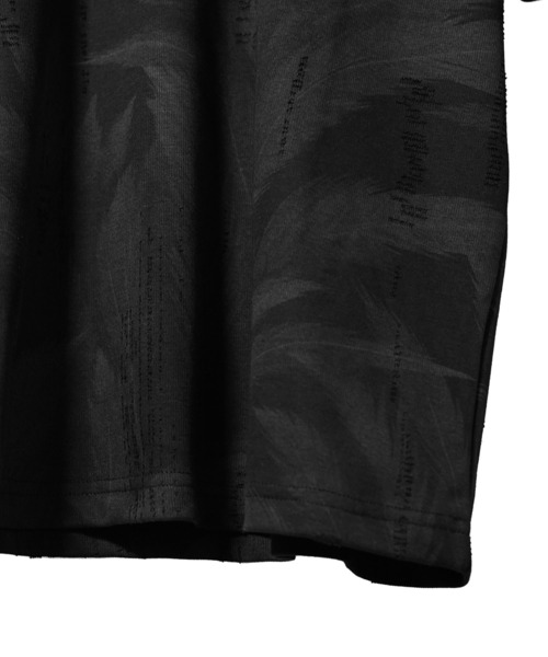 JOKER（ジョーカー）の「フェザープリントTシャツ メンズ 半袖 カットソー 夏服（Tシャツ/カットソー・メンズ・ホワイト/ブラック・M/L/XL）」の18枚目の写真