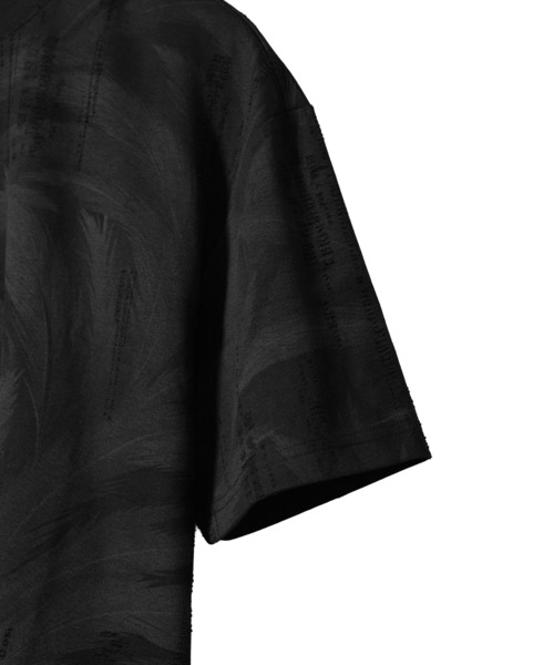 JOKER（ジョーカー）の「フェザープリントTシャツ メンズ 半袖 カットソー 夏服（Tシャツ/カットソー・メンズ・ホワイト/ブラック・M/L/XL）」の17枚目の写真