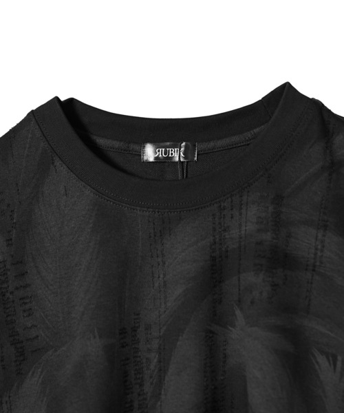 JOKER（ジョーカー）の「フェザープリントTシャツ メンズ 半袖 カットソー 夏服（Tシャツ/カットソー・メンズ・ホワイト/ブラック・M/L/XL）」の16枚目の写真