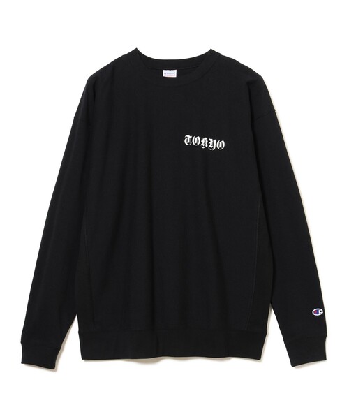 Champion(チャンピオン)の「【別注】Champion / リバースウィーブ(R)シティ ロングスリーブTシャツ(Tシャツ/カットソー・メンズ・ホワイト/ブラック/グレー・S/M/L/XL)」の3枚目の写真