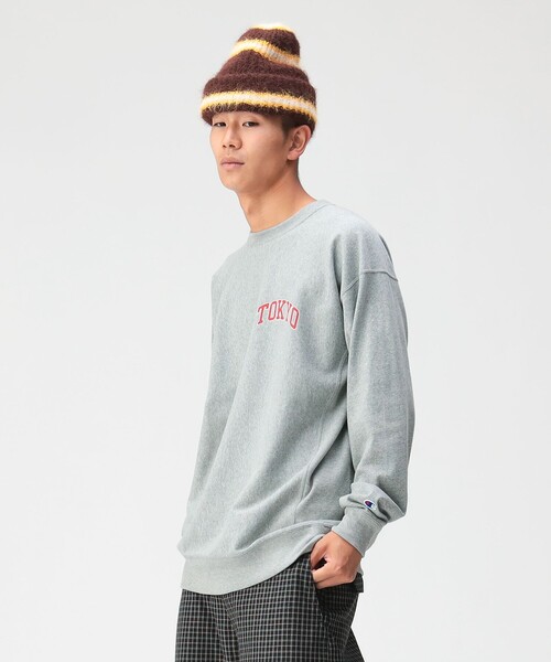 Champion(チャンピオン)の「【別注】Champion / リバースウィーブ(R)シティ ロングスリーブTシャツ(Tシャツ/カットソー・メンズ・ホワイト/ブラック/グレー・S/M/L/XL)」の13枚目の写真