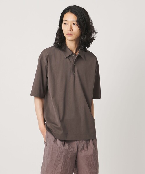 UNITED ARROWS(ユナイテッドアローズ)の「ALBINI アルビニ トリコット ポロシャツ 抗菌防臭(ポロシャツ・メンズ・ライトグレー/ブラック/ダークグレー・S/M/L/XL)」の3枚目の写真