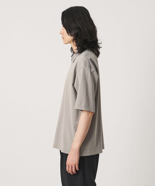 UNITED ARROWS(ユナイテッドアローズ)の「ALBINI アルビニ トリコット ポロシャツ 抗菌防臭(ポロシャツ・メンズ・ライトグレー/ブラック/ダークグレー・S/M/L/XL)」の7枚目の写真