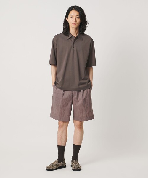 UNITED ARROWS(ユナイテッドアローズ)の「ALBINI アルビニ トリコット ポロシャツ 抗菌防臭(ポロシャツ・メンズ・ライトグレー/ブラック/ダークグレー・S/M/L/XL)」の10枚目の写真