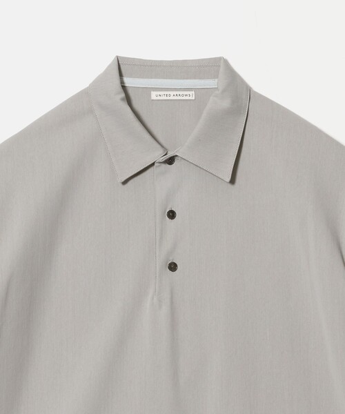 UNITED ARROWS(ユナイテッドアローズ)の「ALBINI アルビニ トリコット ポロシャツ 抗菌防臭(ポロシャツ・メンズ・ライトグレー/ブラック/ダークグレー・S/M/L/XL)」の14枚目の写真