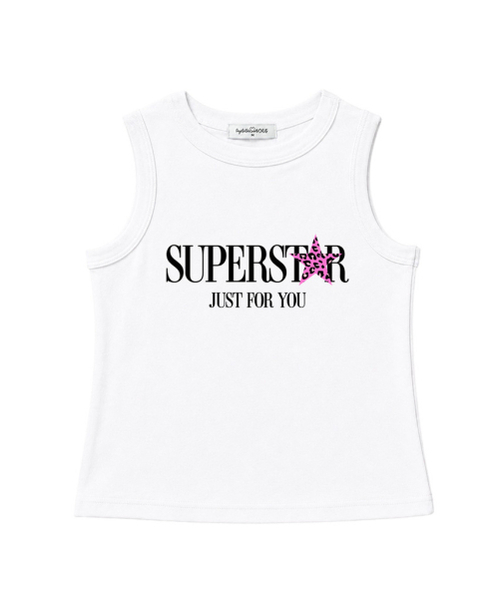 THEMORFHOUSE(ザモーフハウス)の「レオパードスーパースター ベーシックスリーブレス ライトピンク(Tシャツ/カットソー・レディース・その他・MEDIUM)」の2枚目の写真