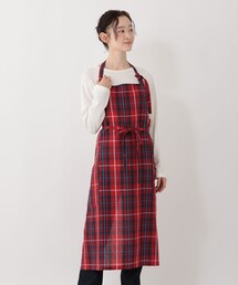 アフタヌーンティー 花柄 チェック エプロン レッド Afternoon Tea LIVING｜アフタヌーンティー・リビングのエプロン