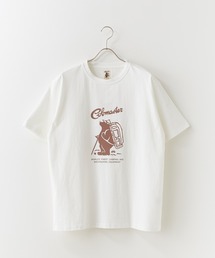 COBMASTER/コブマスター COB FRONT LOGO TEE 7251 プリントデザインクルーネックTシャツ