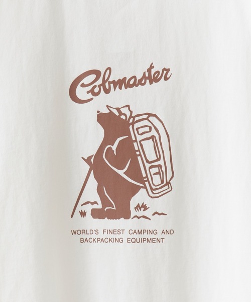COBMASTER(コブマスター)の「COBMASTER/コブマスター COB FRONT LOGO TEE 7251 プリントデザインクルーネックTシャツ(Tシャツ/カットソー・メンズ・ホワイト・M/XL/L)」の5枚目の写真