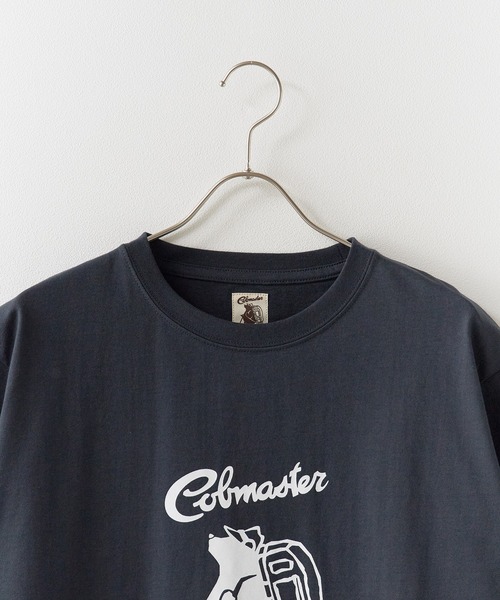 COBMASTER(コブマスター)の「COBMASTER/コブマスター COB FRONT LOGO TEE 7251 プリントデザインクルーネックTシャツ(Tシャツ/カットソー・メンズ・ホワイト・M/XL/L)」の4枚目の写真