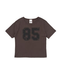 85バスティクラックショート半袖Tシャツ(ブラウン)