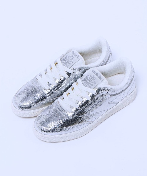 Reebok(リーボック)の「クラブシー 85 / CLUB C 85(スニーカー・レディース・シルバー・26.0cm/25.5cm/25.0cm/24.0cm/24.5cm/23.5cm/23.0cm/22.5cm)」の3枚目の写真