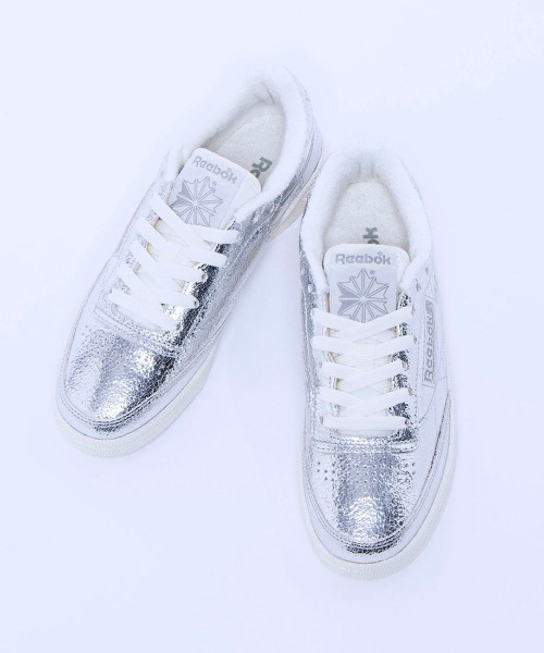 Reebok(リーボック)の「クラブシー 85 / CLUB C 85(スニーカー・レディース・シルバー・26.0cm/25.5cm/25.0cm/24.0cm/24.5cm/23.5cm/23.0cm/22.5cm)」の4枚目の写真