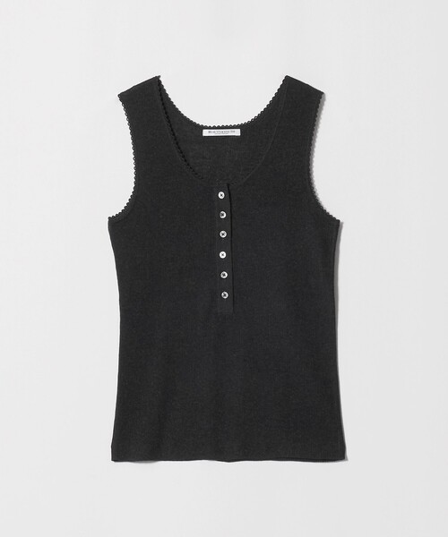 BEAUTY&YOUTH UNITED ARROWS（ビューティーアンドユースユナイテッドアローズ）の「ヘンリーネック リブニット タンクトップ ウォッシャブル（ニット/セーター・レディース・ベージュ/オリーブ/ダークグレー・FREE）」の19枚目の写真
