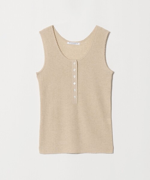 BEAUTY&YOUTH UNITED ARROWS（ビューティーアンドユースユナイテッドアローズ）の「ヘンリーネック リブニット タンクトップ ウォッシャブル（ニット/セーター・レディース・ベージュ/オリーブ/ダークグレー・FREE）」の22枚目の写真
