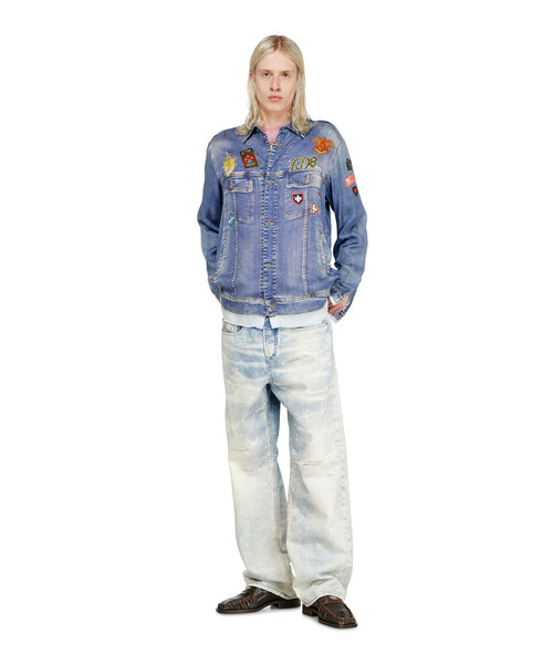 DIESEL（ディーゼル）の「メンズ シャツ S-SIMPLY-PATCH（シャツ/ブラウス・メンズ・インディゴブルー・50/48/52/46）」の2枚目の写真