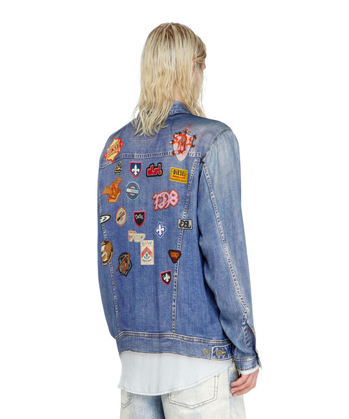 DIESEL（ディーゼル）の「メンズ シャツ S-SIMPLY-PATCH（シャツ/ブラウス・メンズ・インディゴブルー・50/48/52/46）」の3枚目の写真