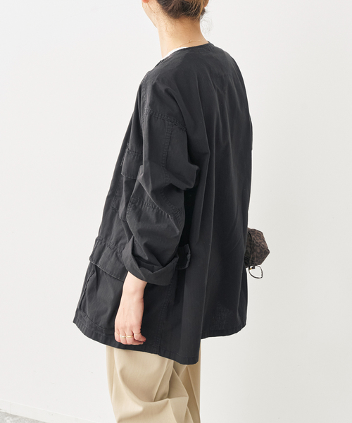 Spick & Span(スピックアンドスパン)の「《WEB限定》ROTHCO / ロスコ ミリタリーノーカラージャケット(ミリタリージャケット・レディース・カーキ/ブラック・MEDIUM)」の19枚目の写真