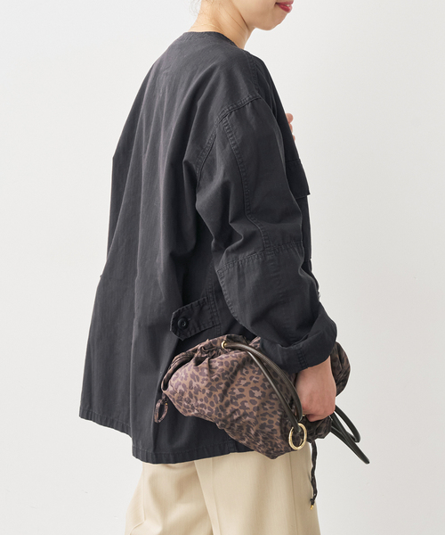 Spick & Span(スピックアンドスパン)の「《WEB限定》ROTHCO / ロスコ ミリタリーノーカラージャケット(ミリタリージャケット・レディース・カーキ/ブラック・MEDIUM)」の20枚目の写真