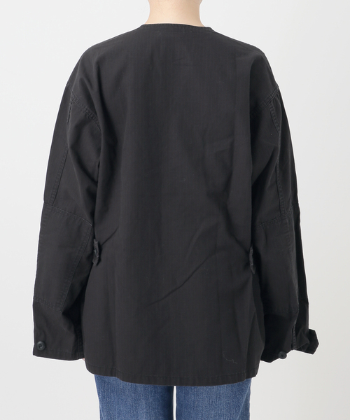 Spick & Span(スピックアンドスパン)の「《WEB限定》ROTHCO / ロスコ ミリタリーノーカラージャケット(ミリタリージャケット・レディース・カーキ/ブラック・MEDIUM)」の8枚目の写真