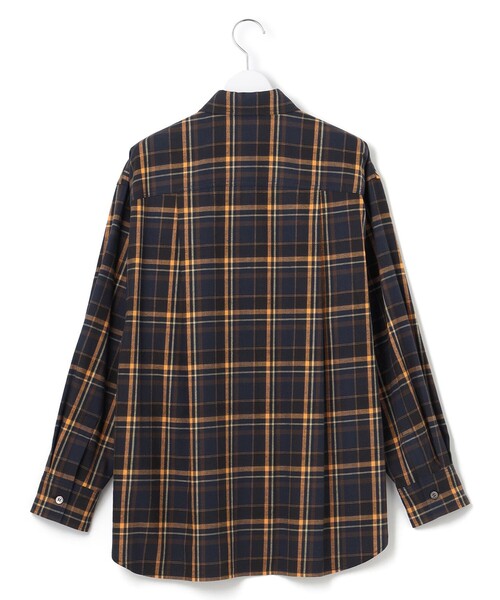 23区 S(ニジュウサンクチイサイサイズ)の「チェックネル シャツ(シャツ/ブラウス・レディース・ダークブラウン系3/ネイビー系3/ブラック系3・32)」の9枚目の写真