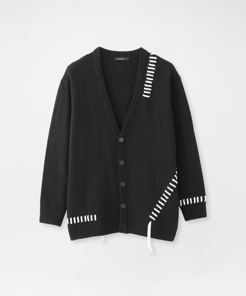 LOVELESS（ラブレス）の「【UNISEX】ポイントスレッドニットカーディガン（カーディガン/ボレロ・メンズ・グレー系その他/ブラウン系その他/ブラック・L/M）」の2枚目の写真