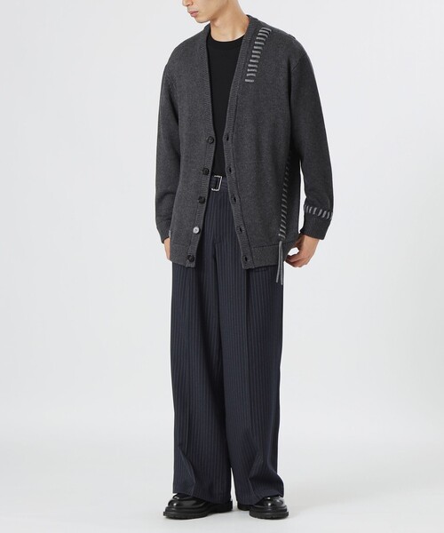 LOVELESS（ラブレス）の「【UNISEX】ポイントスレッドニットカーディガン（カーディガン/ボレロ・メンズ・グレー系その他/ブラウン系その他/ブラック・L/M）」の10枚目の写真