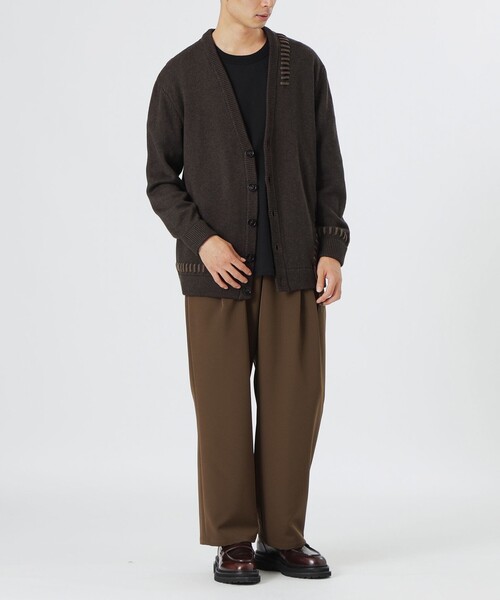 LOVELESS（ラブレス）の「【UNISEX】ポイントスレッドニットカーディガン（カーディガン/ボレロ・メンズ・グレー系その他/ブラウン系その他/ブラック・L/M）」の12枚目の写真