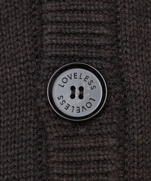 LOVELESS（ラブレス）の「【UNISEX】ポイントスレッドニットカーディガン（カーディガン/ボレロ・メンズ・グレー系その他/ブラウン系その他/ブラック・L/M）」の14枚目の写真