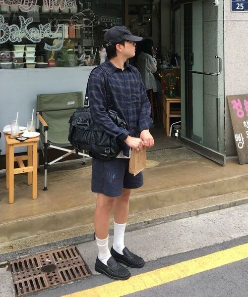 KANEITEI(カネイテイ)の「WRINKLE PLAID SHIRT (NAVY)(シャツ/ブラウス・レディース・ネイビー・MEDIUM/LARGE/X-LARGE)」の12枚目の写真