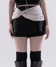 Drape wrap skirt