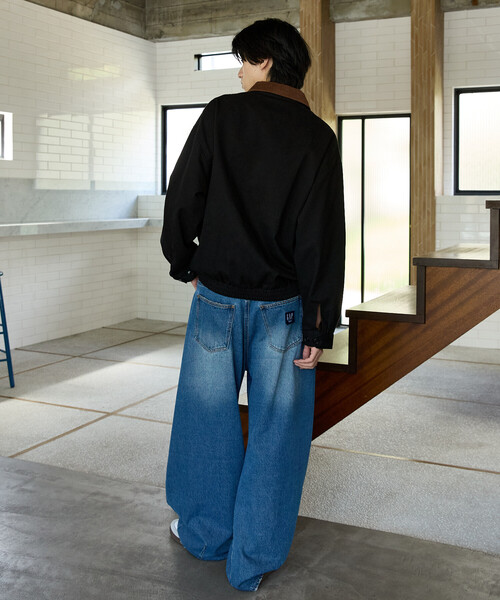 FREAK'S STORE(フリークスストア)の「U.S. POLO ASSN. × PUBLUX/ユーエスポロアッスン 別注 襟 コーデュロイ スイングトップ 限定展開(ブルゾン・メンズ・ネイビー/チャコールグレー/ブラック/ベージュ・SMALL/MEDIUM/LARGE)」の10枚目の写真