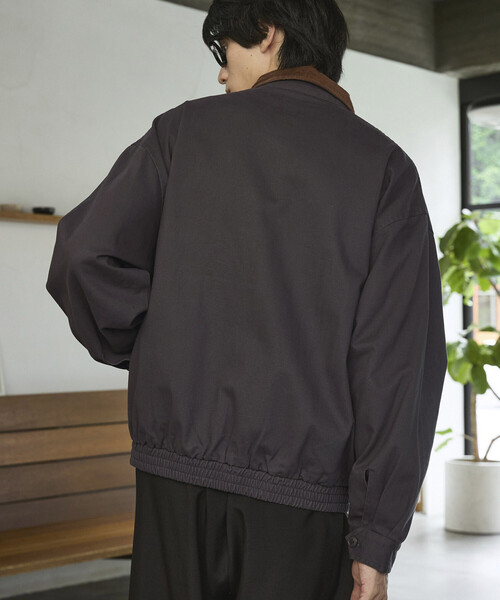 FREAK'S STORE(フリークスストア)の「U.S. POLO ASSN. × PUBLUX/ユーエスポロアッスン 別注 襟 コーデュロイ スイングトップ 限定展開(ブルゾン・メンズ・ネイビー/チャコールグレー/ブラック/ベージュ・SMALL/MEDIUM/LARGE)」の22枚目の写真