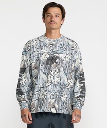 RVCA メンズ TAPOUT HEAVYWEIGHT LS TEE ロンT 【2026年秋冬モデル】/ルーカバックプリント長袖ロンT