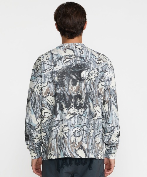 RVCA(ルーカ)の「RVCA メンズ TAPOUT HEAVYWEIGHT LS TEE ロンT 【2026年秋冬モデル】/ルーカバックプリント長袖ロンT(Tシャツ/カットソー・メンズ・ブラック/キャメル・SMALL/MEDIUM/LARGE/X-LARGE)」の14枚目の写真