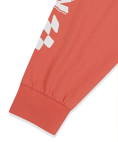 BROWNBREATH KIDS(ブラウンブレスキッズ)の「KIDS CHECKER BOARD LONG SLEEVE - RED ORANGE(Tシャツ/カットソー・レディース・その他・110/120/130/140/150)」の7枚目の写真