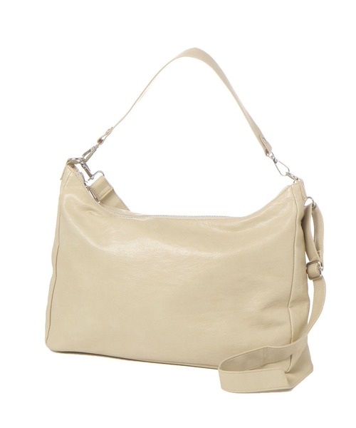 LAKOLE(ラコレ)の「フェイクレザー2WAYショルダーBAG / 1069673(ショルダーバッグ・レディース・ダークブラウン/クリーム/ブラック・FREE)」の3枚目の写真