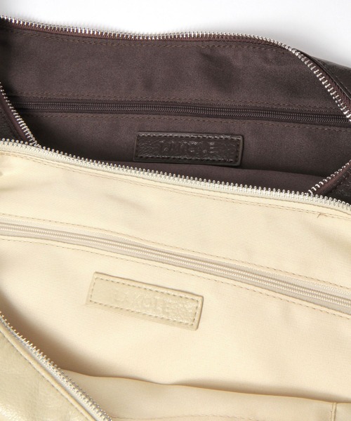 LAKOLE(ラコレ)の「フェイクレザー2WAYショルダーBAG / 1069673(ショルダーバッグ・レディース・ダークブラウン/クリーム/ブラック・FREE)」の12枚目の写真