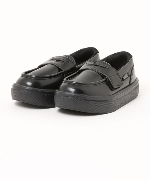 VANS(バンズ)の「VANS ヴァンズ 17-22 LOAFER ローファー V2197K BLACK(その他シューズ・キッズ・ブラック・19/22.0cm/21/20/18/17)」の1枚目の写真