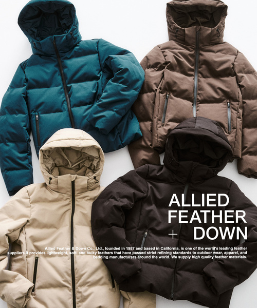 417 EDIFICE(フォーワンセブンエディフィス)の「ALLIED DOWN ブルゾン(ダウンジャケット/コート・メンズ・アーミー/ブラック/ベージュ/ブラウン系その他・LARGE/MEDIUM/SMALL/X-LARGE)」の5枚目の写真
